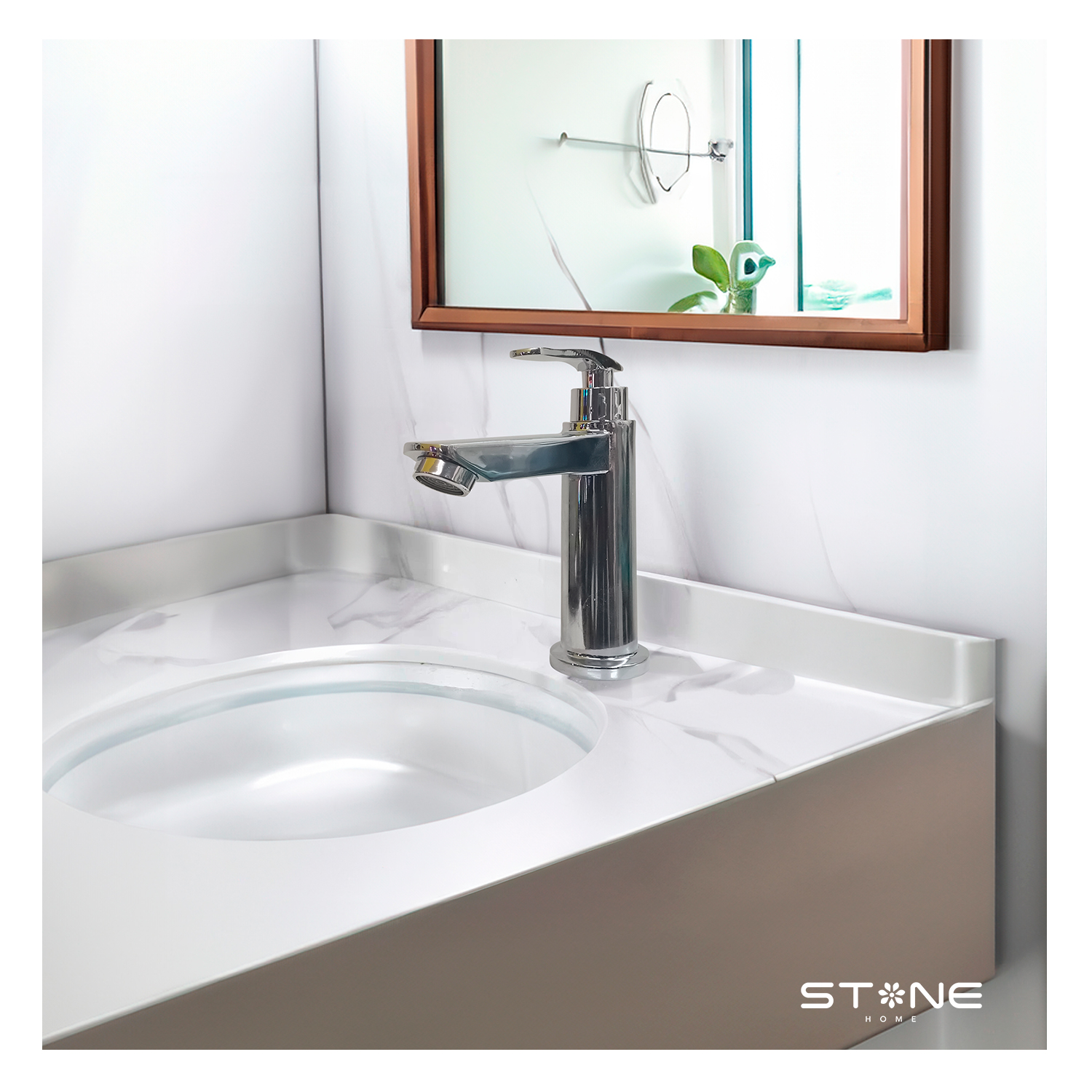 LLAVE P/LAVATORIO ARIA ST-01 CROMADO STONE - Imagen 3