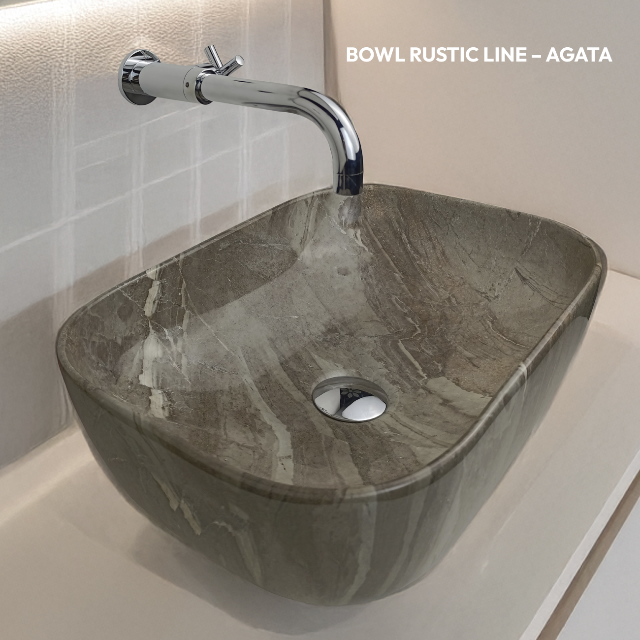 BOWL RUSTIC LINE – AGATA STONE