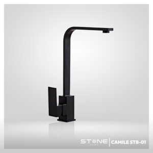 MEZCLADORA MONOCOMANDO P/COCINA CAMILE STB-01 BLACK STONE