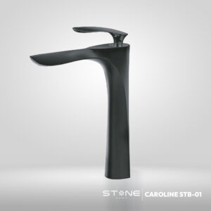 MEZCLADORA MONOCOMANDO P/BOWL CAROLINE STB-01 BLACK STONE