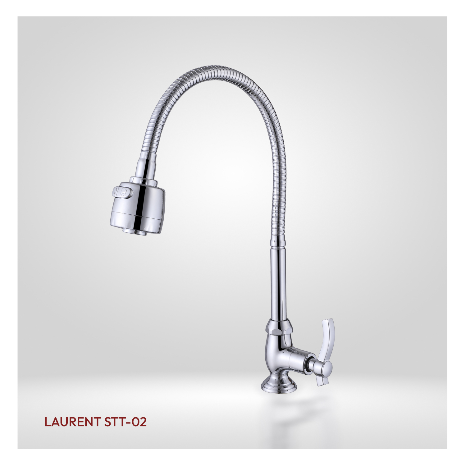 LLAVE P/COCINA AL MUEBLE LAURENT STT-02 CROMADO STONE