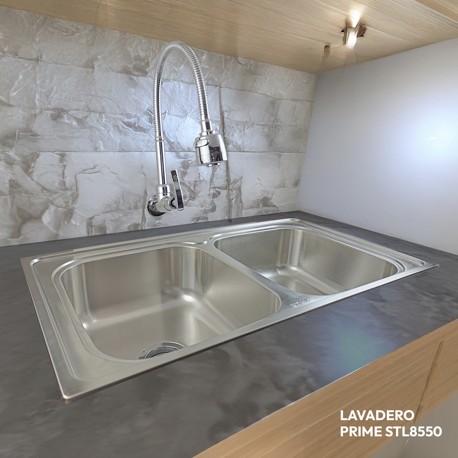 LAVADERO DE COCINA PRIME STL8550