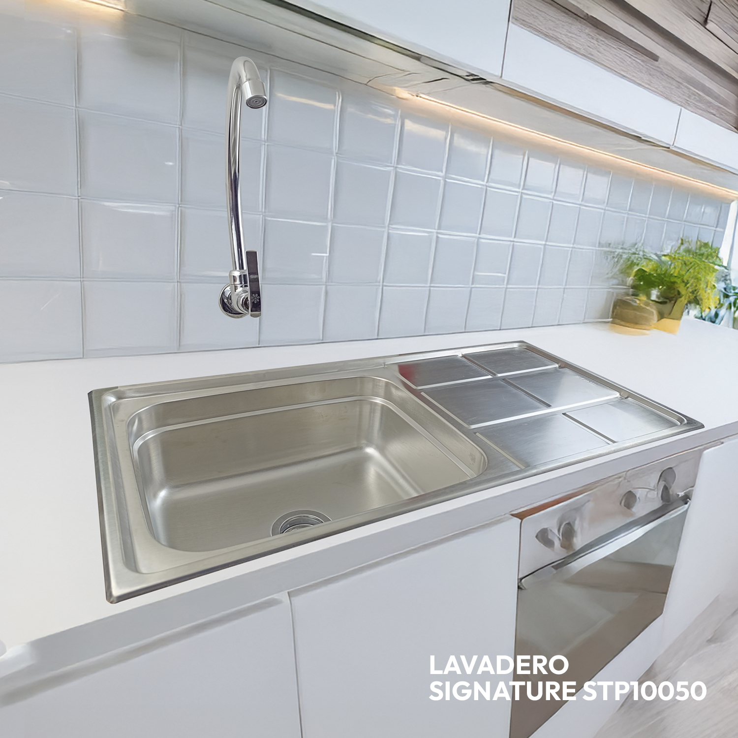 LAVADERO DE ACERO SIGNATURE STP10050