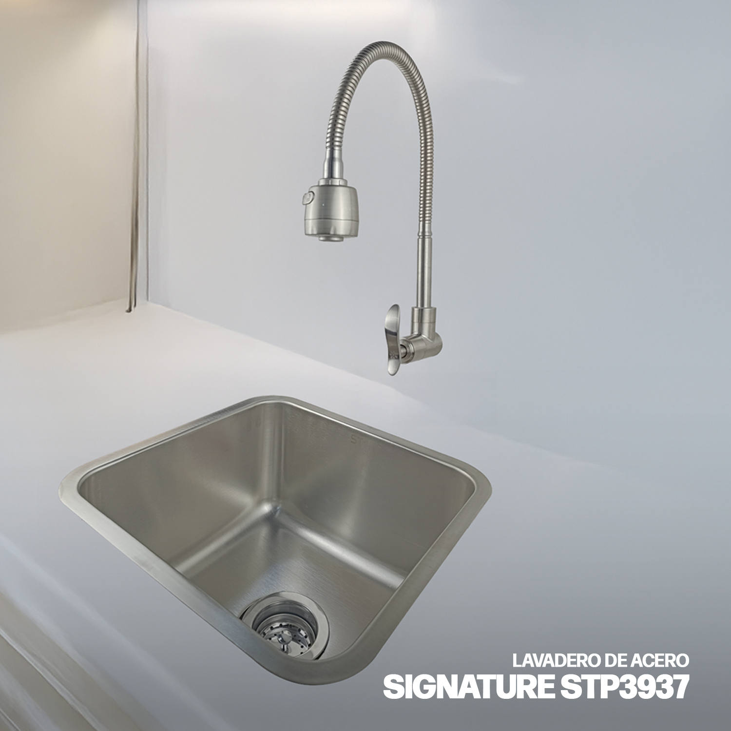 LAVADERO DE ACERO SIGNATURE STP3937