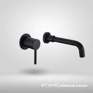 MEZCLADORA MONOCOMANDO P/ BOWL  SOPHIE STB-01 BLACK STONE