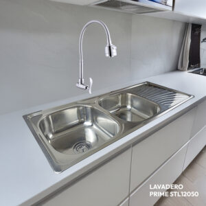 LAVADERO DE ACERO PRIME STL12050 STONE