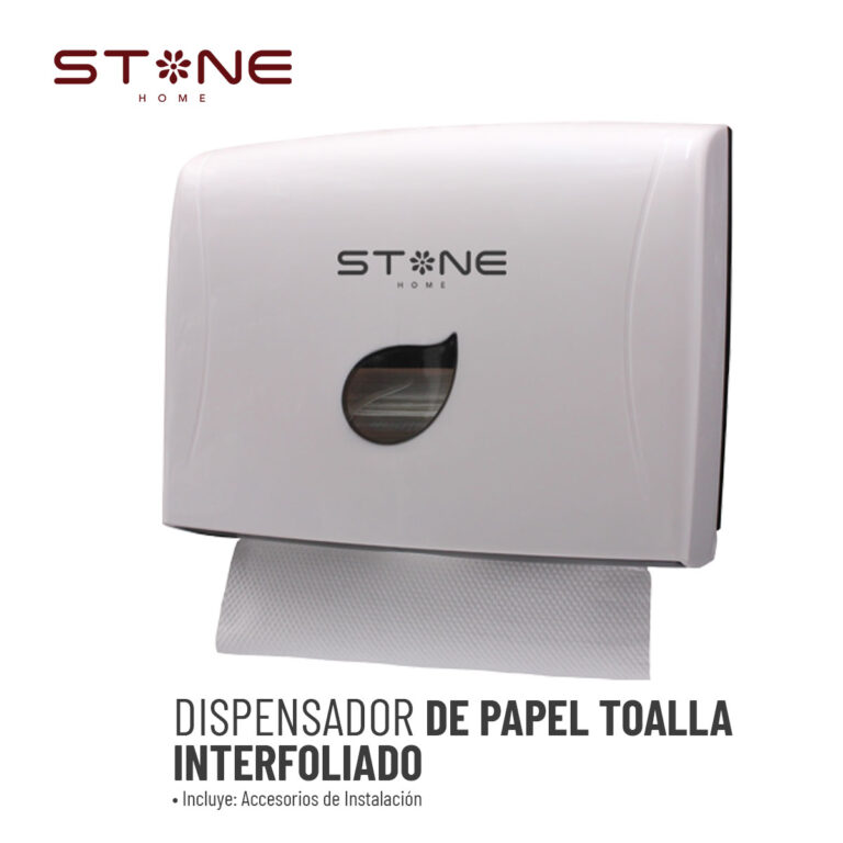 Dispensador De Papel Toalla Interfoliado Stone Home Peru