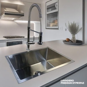 LAVADERO DE ACERO PREMIUM STPR5945 STONE