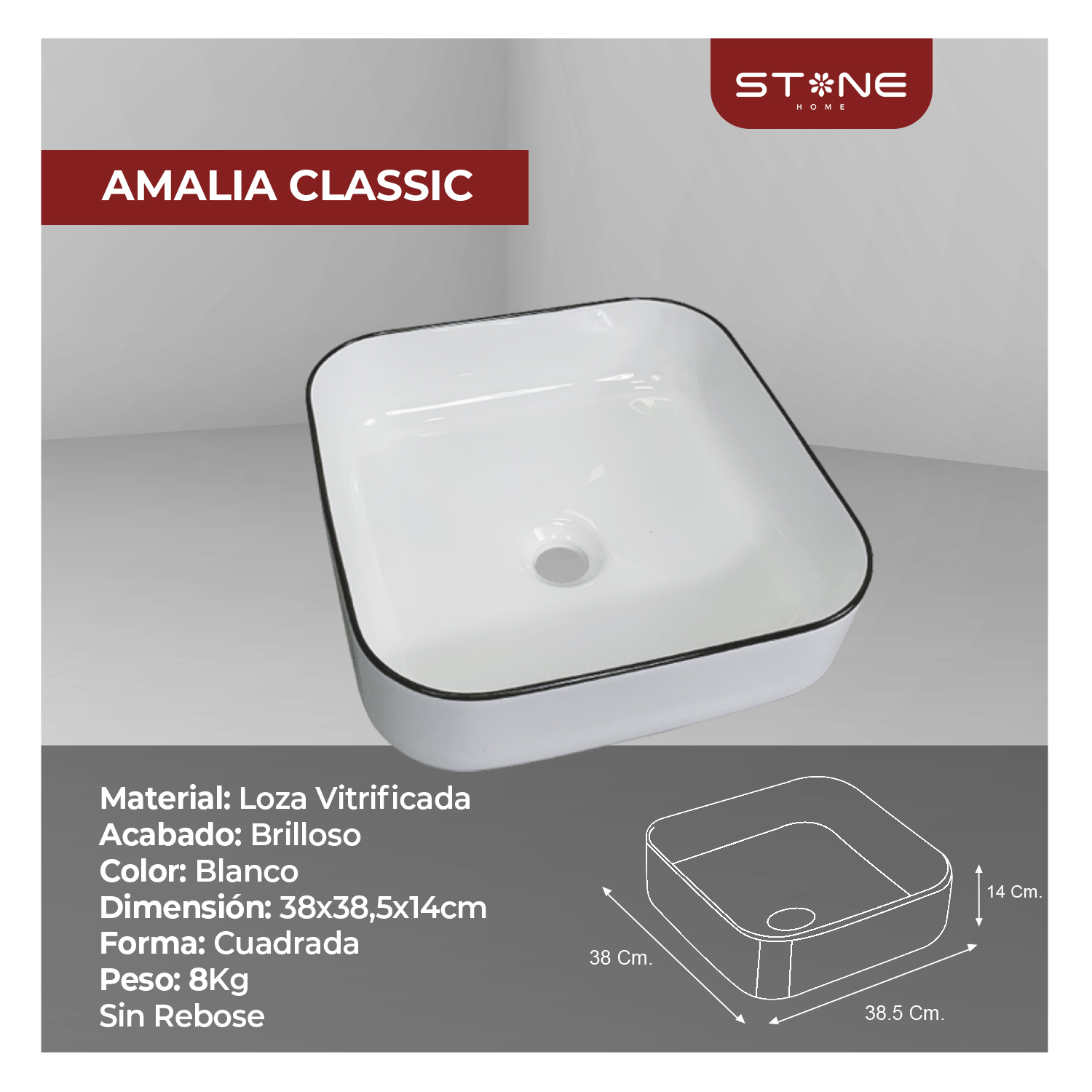BOWL MINIMALISTA AMALIA CLASSIC - Imagen 2