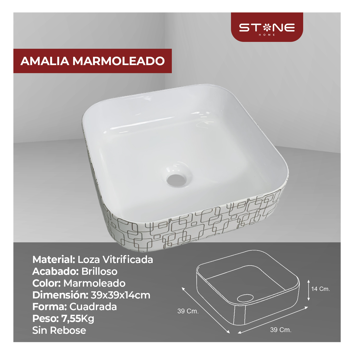 BOWL AMALIA MARMOLEADO - Imagen 2