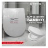 TAPA DE ASIENTO SANDER BLANCO
