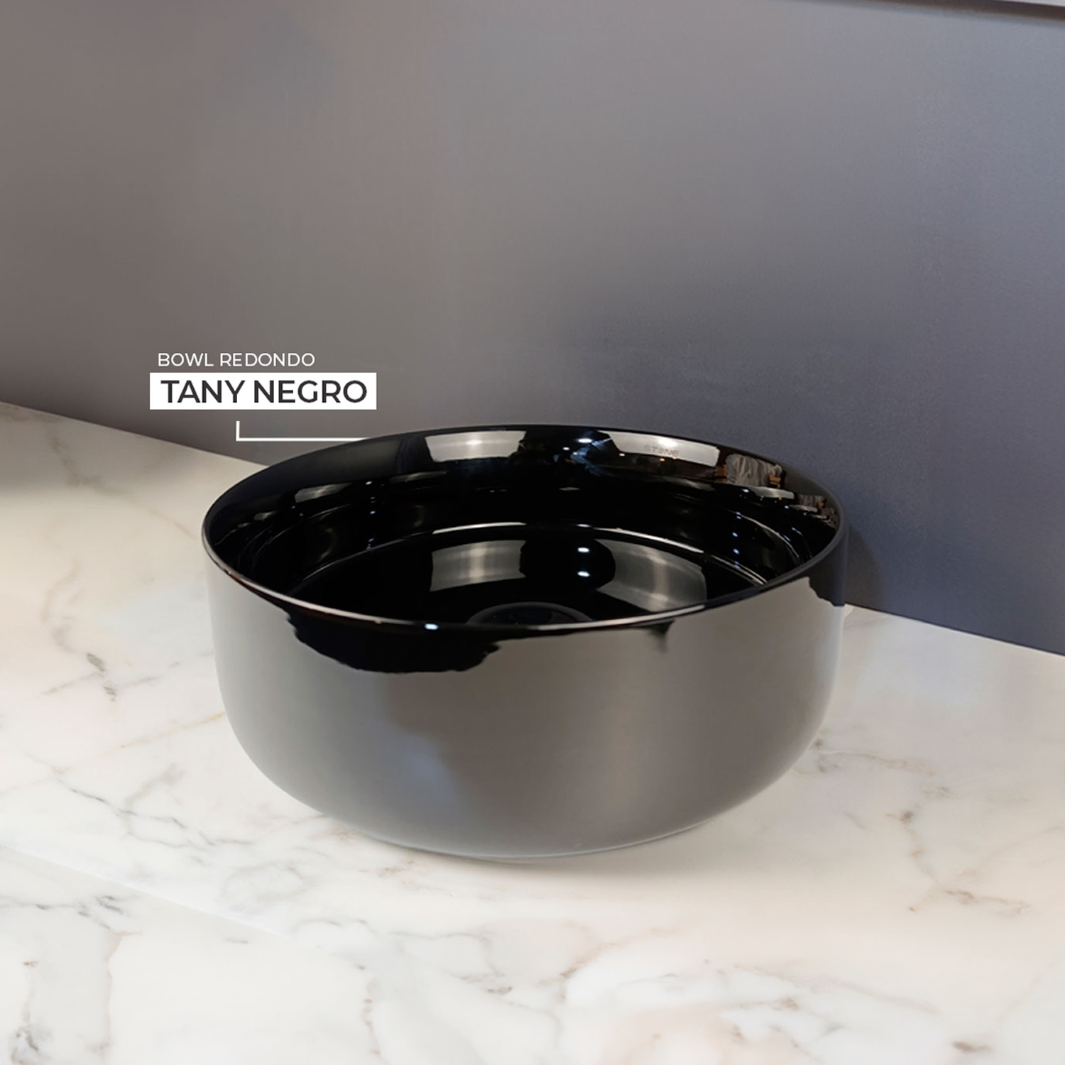 BOWL REDONDO TANY NEGRO STONE