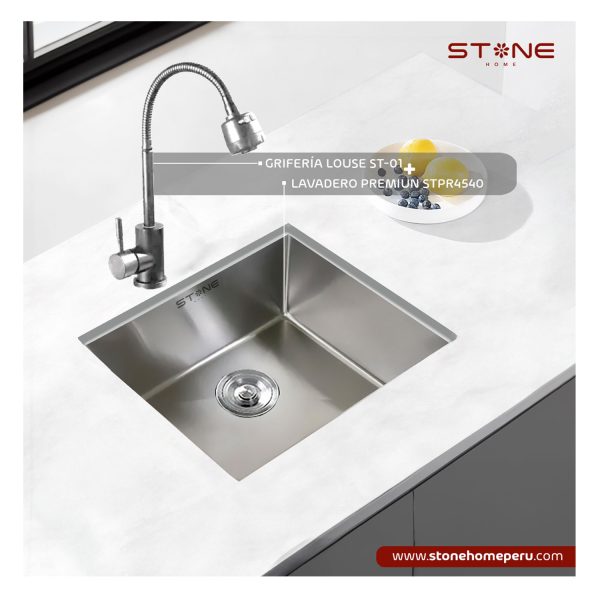 COMBO LAVADERO PREMIUM STPR4540 + LOUISE ST-01  CON ESCURRIDOR(EXONERADO) - Imagen 2