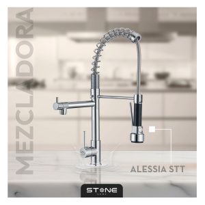 MEZCLADORA MONOCOMANDO P/COCINA ALESSIA STT-01