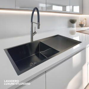 LAVADERO DE COCINA LINEA LUXURE STLU10050 NANOBLACK