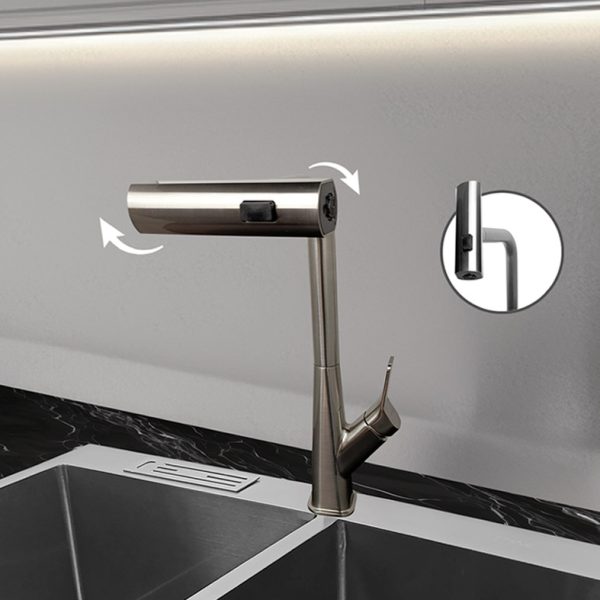 MEZCLADORA MONOCOMANDO P/COCINA  AL MUEBLE  GAEL  ST-01 CROMADO