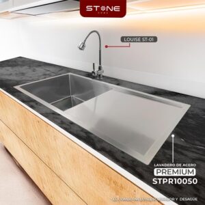 COMBO LAVADERO PREMIUM STPR10050+ LOUISE ST-01 CON ESCURRIDOR(EXONERADO)