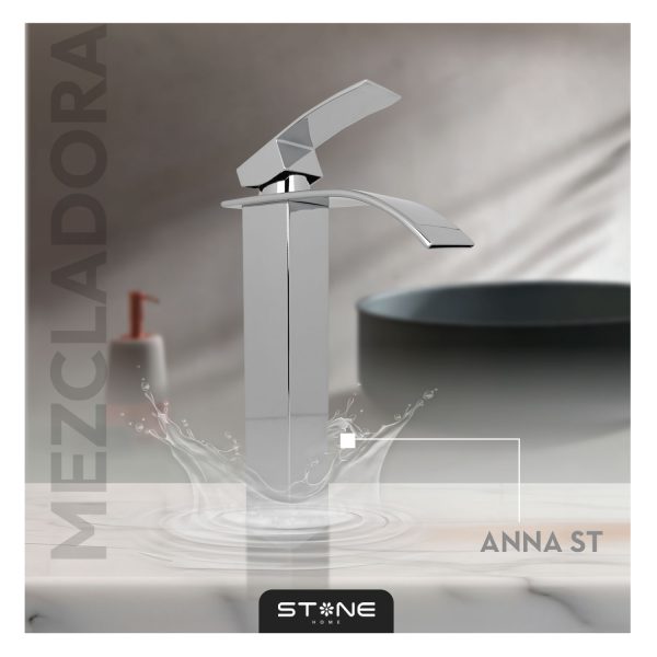 MEZCLADORA MONOCOMANDO P/BOWL ANNA ST-01