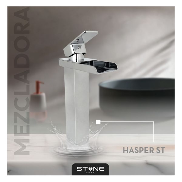 MEZCLADORA MONOCOMANDO P/BOWL HASPER ST-01