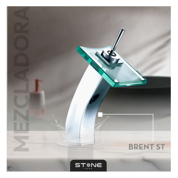 MEZCLADORA MONOCOMANDO P/BOWL BRENT ST-01