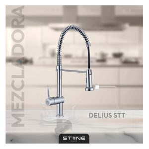 MEZCLADORA MONOCOMANDO P/COCINA DELIUS STT-01