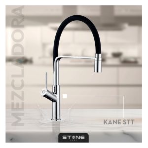 MEZCLADORA MONOCOMANDO P/COCINA KANE STT-01