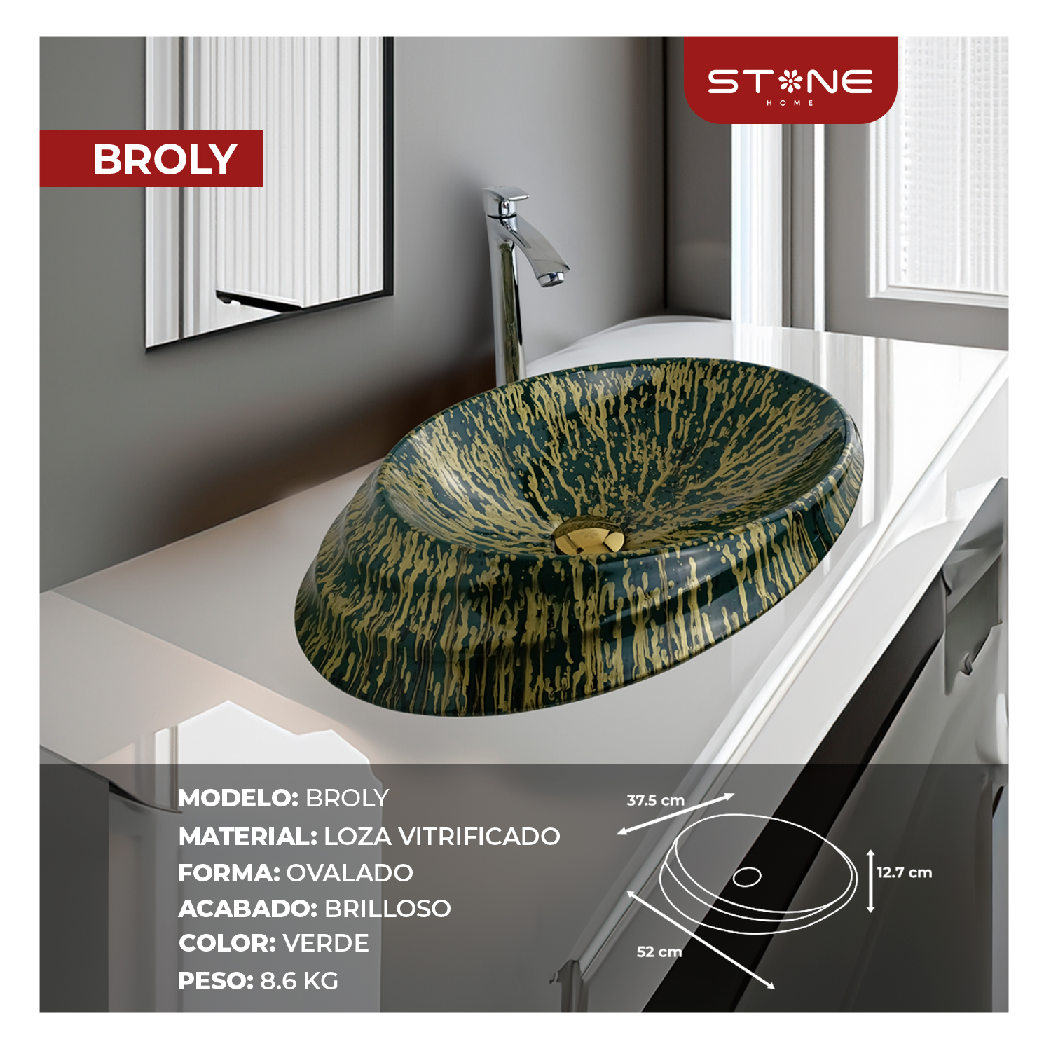 BOWL REDONDO BROLY VERDE - Imagen 2