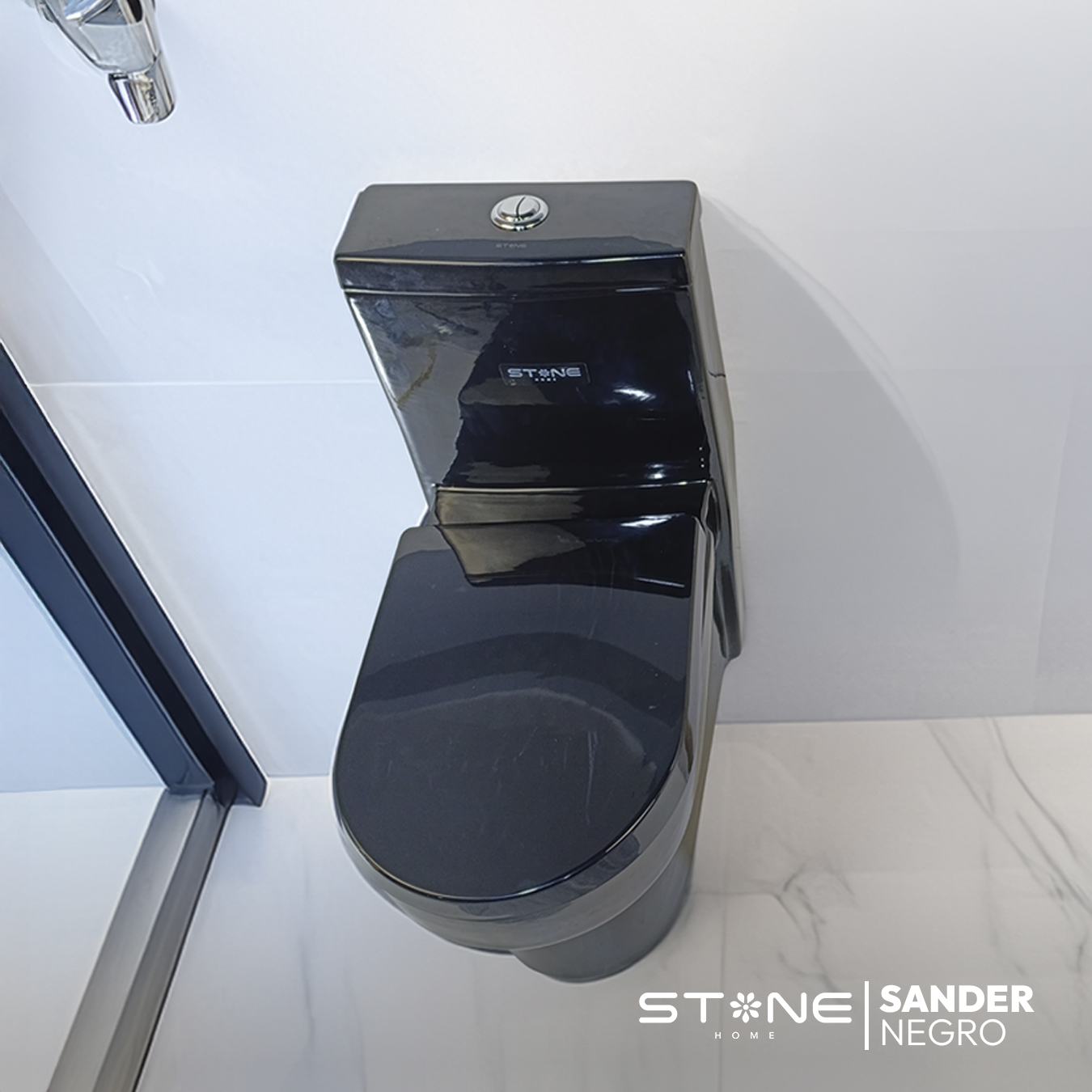 INODORO ONE PIECE MINIMALISTA SANDER NEGRO STONE