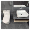 COMBO DE INODORO ONE PIECE NARU BLANCO+ BOWL ADALIA + DESAGUE POP UP GRANDE S/REBOSE P/BOWL CROMADO 18 CM - Imagen 2