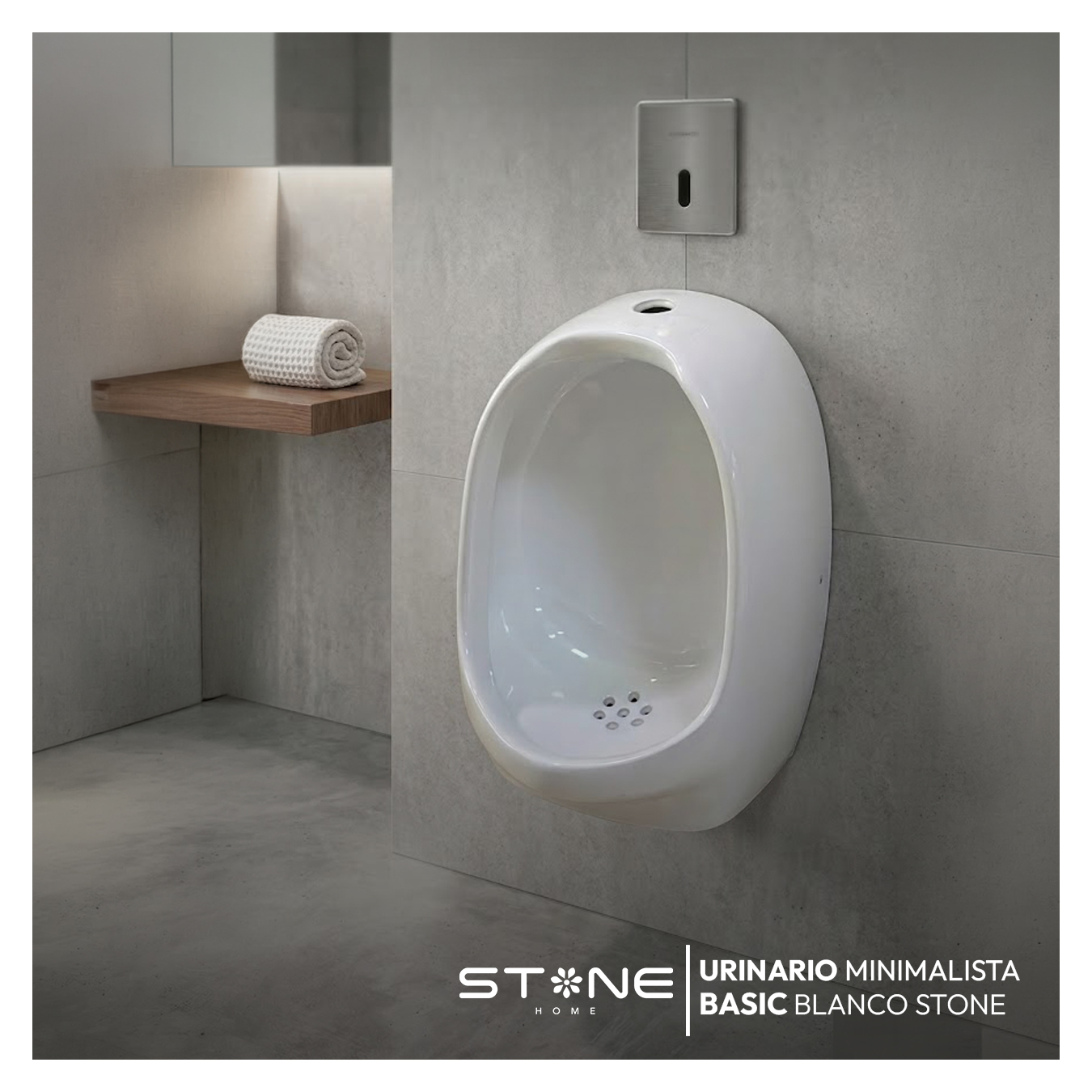 URINARIO MINIMALISTA BLANCO STONE