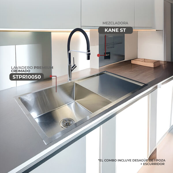 COMBO LAVADERO PREMIUM STPR10050 + KANE ST CON ESCURRIDOR (EXONERADO)