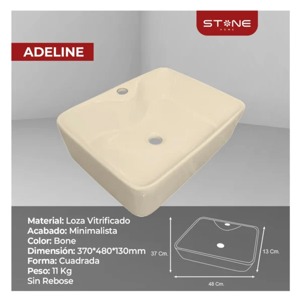 BOWL ADELINE BONE - Imagen 2
