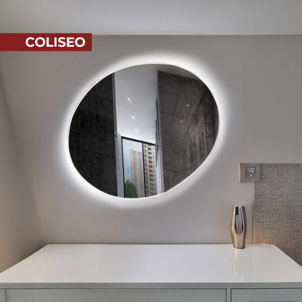 ESPEJO LED TACTIL COLISEO 90X70CM STONE