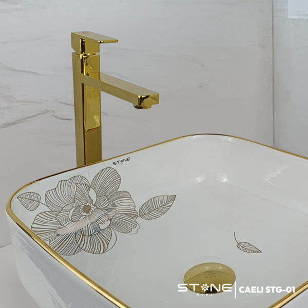 LLAVE P/BOWL MINIMALISTA CAELI STG-01 GOLDEN STONE - Imagen 2