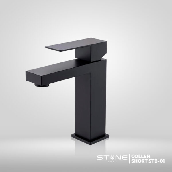 MEZCLADORA MONOCOMANDO P/BOWL  AL MUEBLE COLLEN SHORT STB-01 BLACK STONE