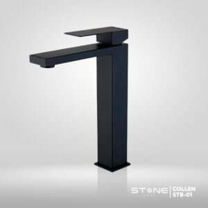 MEZCLADORA MONOCOMANDO P/BOWL AL MUEBLE COLLEN STB-01 BLACK STONE
