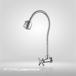 LLAVE DE COCINA A LA PARED LAURENT STW-04 CROMADO STONE