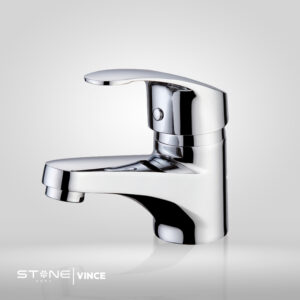 MEZCLADORA MONOCOMANDO P/LAVATORIO VINCE ST CROMADO STONE