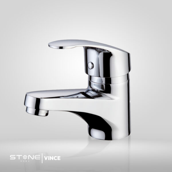 MEZCLADORA MONOCOMANDO P/LAVATORIO VINCE ST CROMADO STONE