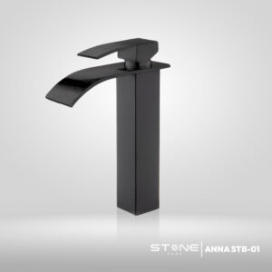 MEZCLADORA MONOCOMANDO P/BOWL AL MUEBLE ANNA STB BLACK STONE