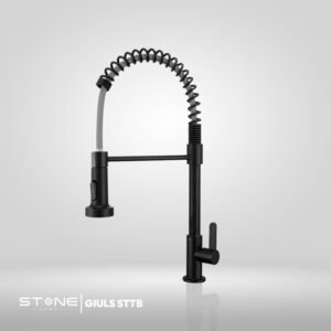 LLAVE DE COCINA AL MUEBLE GIULS STTB-01 BLACK STONE