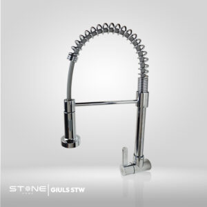 LLAVE DE COCINA A LA PARED GIULS STW-01 CROMADO STONE