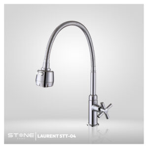 LLAVE DE COCINA AL MUEBLE LAURENT STT-04 CROMADO STONE