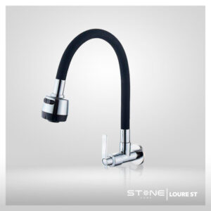 LLAVE DE COCINA A LA PARED LOURE ST-01 CROMADO STONE
