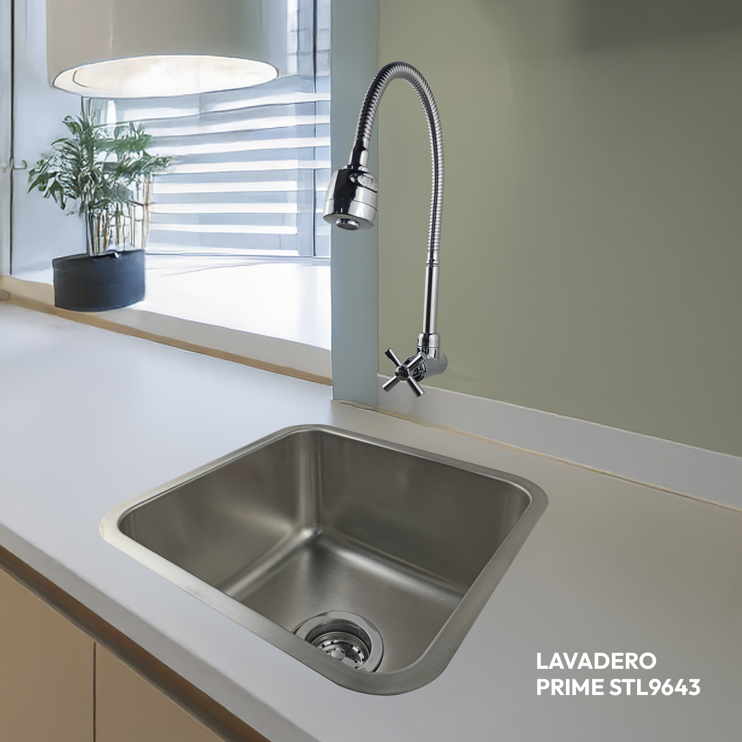 LAVADEROS DE ACERO PRIME STL9643