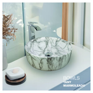 BOWL REDONDO TANY MARMOLEADO STONE