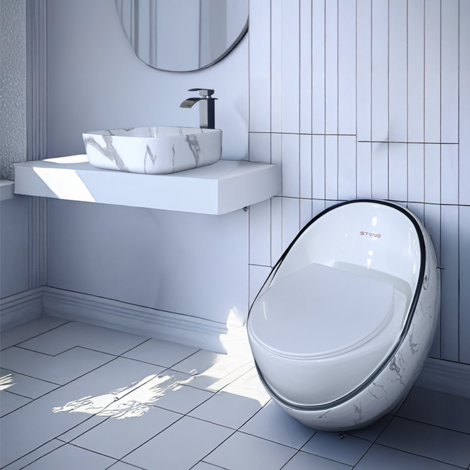 COMBO DE INODORO POOH MARMOLEADO C/ NEGRO + BOWL AMALIA GREYLINE + DESAGUE POP UP GRANDE NEGRO S/REBOSE P/BOWL CUERPO 8 CM COLA 18 CM *INCLUYE TUBO DE ABASTO DE VINIL REFORZADO F1/2*M1/2 BRONCE STONE*