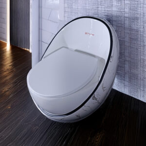 INODORO ONE PIECE MINIMALISTA POOH MARMOLEADO C/ NEGRO STONE