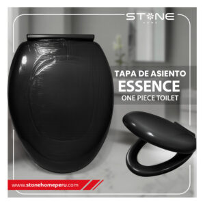TAPA DE ASIENTO ESSENCE NEGRO STONE