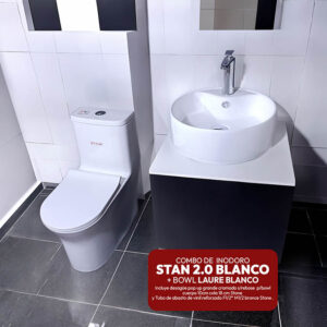 STAN 2.0 BLANCO + BOWL LAURE BLANCO